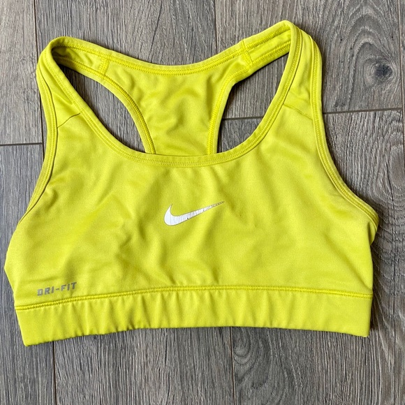 Nike Other - Nike Dri-Fit sports bra lime green